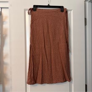 Terracotta Wrap Skirt